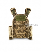 Плитоноска з системою Molle Піксель