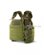 Плитоноска з системой Molle зелена 