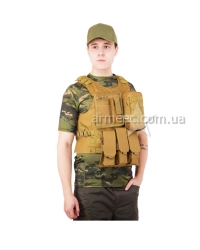 Жилет розвантажувальний 4К Molle M-Rangers Coyote